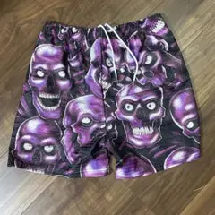 ＮＯBRAND SKULL MESH SHORTS