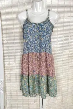 natural Life リバティ柄　ワンピース