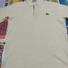 BURBERRYイエローカラーポロシャツNO434