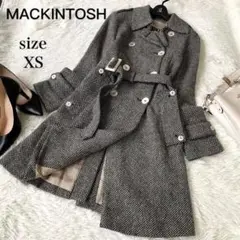 美品✨マッキントッシュ MACKINTOSH ツイード ロングコート ピーコート
