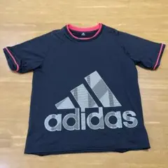adidas CLIMACOOL Tシャツ 150 黒/赤