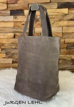 Jurgen Lehl ヨーガンレール　ヌバックレザー　トートバッグ