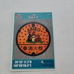 千葉県　我孫子市　マンホールカード　初期ロット　第26弾　ロット001　新規配布