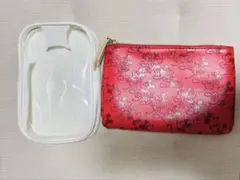 ミッキーポーチ(赤) アクスタ入れおまけ