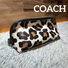 COACH コーチ ポーチ 化粧ポーチ 小物入れ PVC