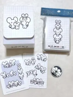 【美品】ポケモンカード イッカネズミ デッキスリーブ・ケースセット コイン付き