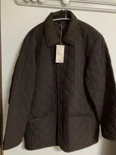 無印　キルティングジャケット XL ダークブラウン