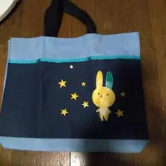うさぎと星のデザイン エコバッグ