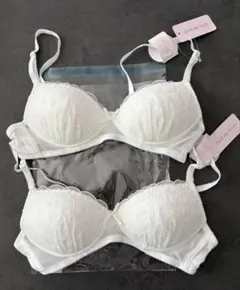 olive des olive 白 ブラジャー 2点セット 新品未使用 タグ付き