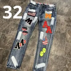 美品ワッペン DENIM PT/デニムパンツ