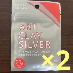 アートクレイシルバー20g×【2個】　純銀粘土 銀粘土 相田化学工業