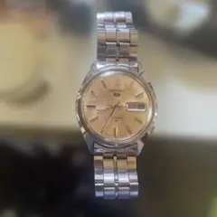 SEIKO ５　自動巻き腕時計 シルバー