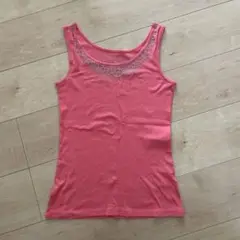 ノースリーブTシャツ (スパンコール付)