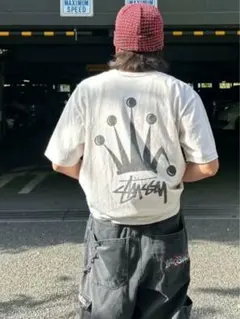 Stussy Regal Crown Pigment Tシャツ 白 サイズXL