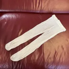 110-120cm★キャサリンコテージ トッド柄 網タイツ 白 ホワイト