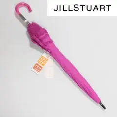 【新品タグ付き】ジルスチュアート 晴雨兼用折りたたみ中傘フリル ピンク系