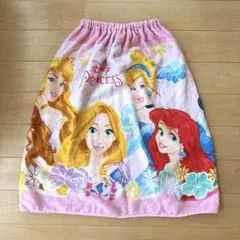 ディズニープリンセス　ラップタオル　60cm丈