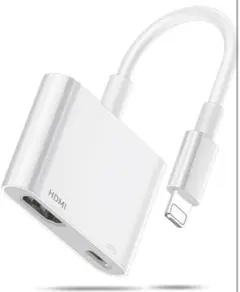 iPhone hdmi変換ケーブル 1080PプルHD TV大画面 ライトニング