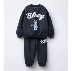 【ZARA】Bluey トレーナー・パンツセット 黒