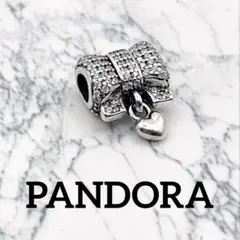 PANDORAチャーム323☆sparkling ribbonCharm
