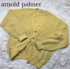 【美品】arnold palmer アーノルドパーマー カーディガン イエロー