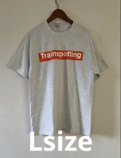 Lサイズ TRAINSPOTTING Tシャツ トレインスポッティング グレー