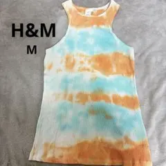 H&M タイダイ タンクトップ M