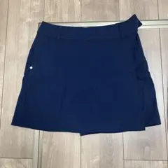 【最終SALE】ネイビー ラップスタイル キュロット