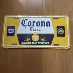 ナンバープレート風 コロナビール　インテリア　エクステリア