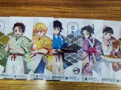 鬼滅の刃　セブンイレブン限定クリアポスター&クリアファイルコンプセット