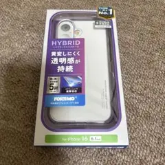 新品ELECOM PM-A24AHVCK iPhone16 ハイブリッドケース