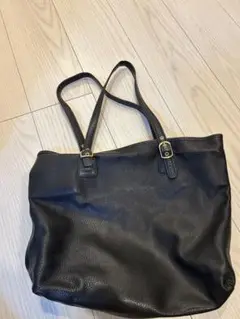 【美品】本革　トートバッグ　黒　ブラック
