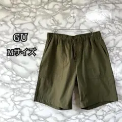 GU Mサイズ オリーブグリーン ショートパンツ メンズ