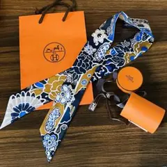 エルメス ツイリー 新品未使用 2021秋冬 ビンガタ 紅型