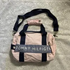TOMMY HILFIGER ミニ ピンクボストンバッグ