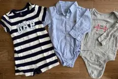 ベビーギャップ　babyGAP カバーオール 長袖ロンパース　3点セット