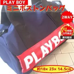 【新品未使用】プレイボーイ ミニボストンバッグ トリコロール 匿名配送