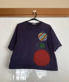 リメイクした紺のtシャツ　センソユニコ風