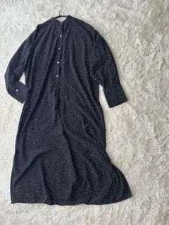 【美品】ウィムガゼット ドット柄 シャツワンピース