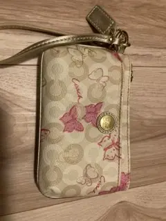 COACHポーチ バタフライ