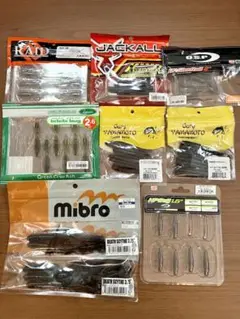 バス釣り用ワーム8種セット