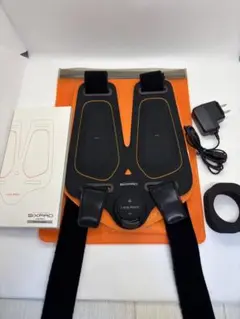 【週末セール】【美品】新品純正ジェル付　シックスパッド　レッグベルト