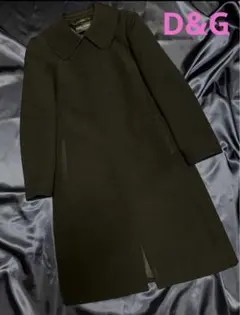 ドルチェu0026ガッバーナ D&G ロングコート ブラック 黒 アウター