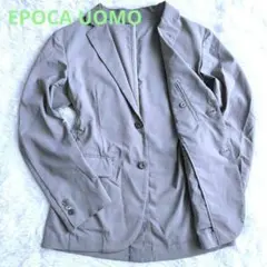EPOCA UOMO 46 エポカウォモ テーラードジャケット リネン混 グレー