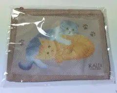 KALDI　カルディ　猫の日　メッシュポーチ