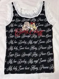 GALFY ロゴレースタンクトップ