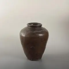 骨董古美術品　南蛮花入　小壺　茶道花道具 骨董古美術品 南蛮花入 小壺 茶道花道具 - メルカリ