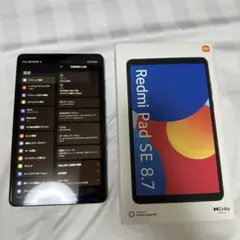 美品！メモリ6GB Redmi Pad SE 8.7 グレー 6GB/128GB