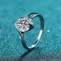プラチナ エンゲージリング 婚約指輪pt950 未使用956