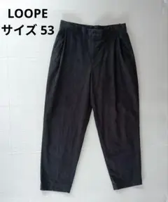 LOOPE ルーペ OUTSIDE PLEATED TROUSERS 53